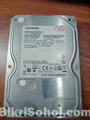 2TB hard drive